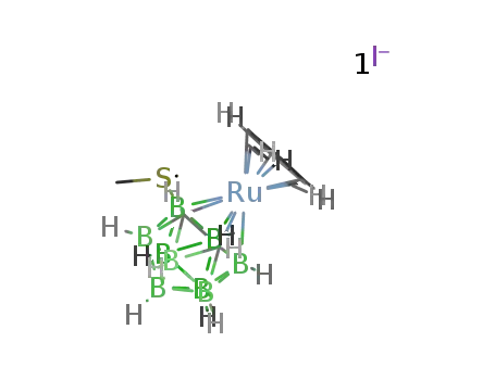 [(η-9-Me2S-7,8-C2B9H10)Ru(η-C6H6)]I