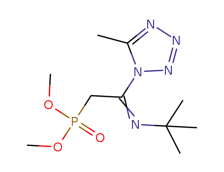 [2-tert-butylimino-2-(5-methyltetrazol-1-yl)ethyl]phosphonic acid dimethyl ester