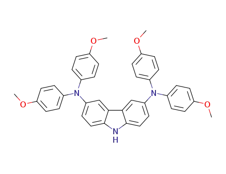 N3,N3,N6,N6-tetrakis(4-methoxyphenyl)-9-H-carbazole-3,6-diamine