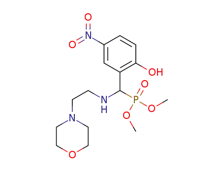 dimethyl ((2-hydroxy-5-nitrophenyl)((2-morpholinoethyl)amino)methyl)phosphonate