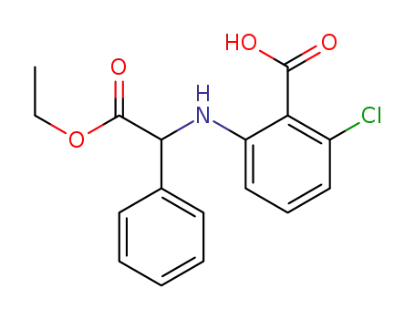 2-chloro-6-((2-ethoxy-2-oxo-1-phenylethyl)amino)benzoic acid