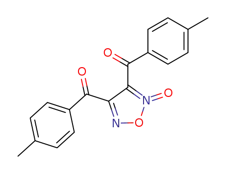 Molecular Structure of 21443-49-2 (Methanone, (2-oxido-1,2,5-oxadiazole-3,4-diyl)bis[(4-methylphenyl)-)