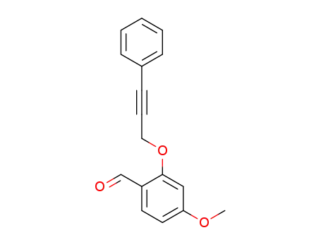 4-methoxy-2-((3-phenylprop-2-yn-1-yl)oxy)benzaldehyde