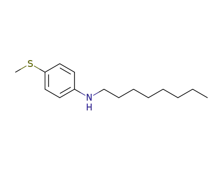 4-(methylthio)-N-octylaniline