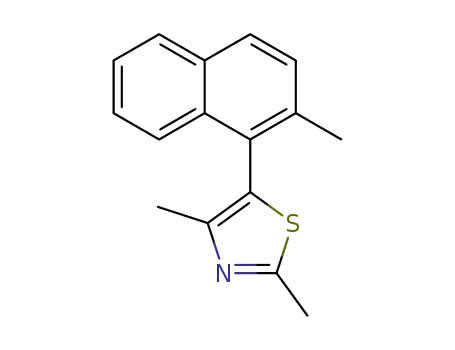 2, 4-dimethyl-5-(2-methylnaphthalen-1-yl)thiazole