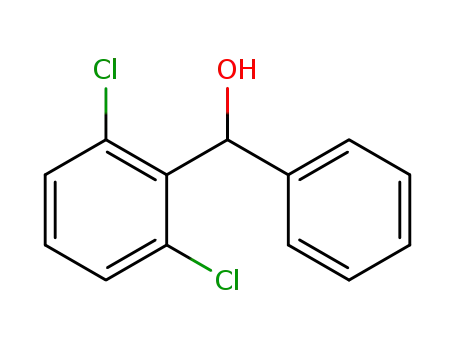 Molecular Structure of 22543-77-7 (Benzenemethanol, 2,6-dichloro-a-phenyl-)