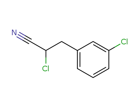 2-chloro-3-(3-chlorophenyl)propanenitrile