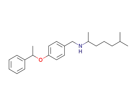 (±)-6-methyl-N-(4-(1-phenylethoxy)benzyl)heptan-2-amine