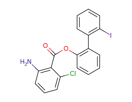 2′-iodo-[1,1′-biphenyl]-2-yl 2-amino-6-chlorobenzoate