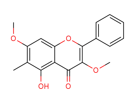5-hydroxy-3,7-dimethoxy-6-methyl-2-phenyl-chromen-4-one