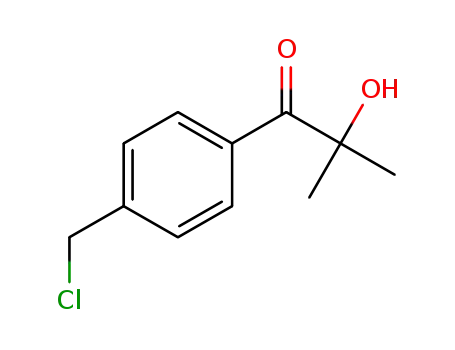 4'-chloromethyl-2-hydroxy-2-methyl-1-phenyl-1-propan-1-one