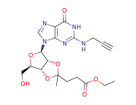 N2-propargyl-2’,3’-O-[1-[2-(ethoxycarbonyl)ethyl]ethylidene]guanosine