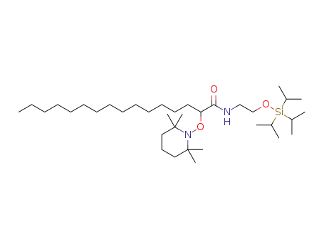 2-((2,2,6,6-tetramethylpiperidin-1-yl)oxy)-N-(2-((triisopropylsilyl)oxy)ethyl)hexadecanamide
