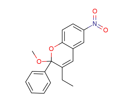 3-ethyl-2-methoxy-6-nitro-2-phenyl-2H-1-benzopyran