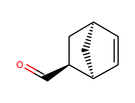 Molecular Structure of 19926-90-0 (Bicyclo[2.2.1]hept-5-ene-2-carboxaldehyde, (1R,2R,4R)-rel-)