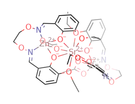 bis{μ-6,6′-diethoxy-2,2′-[1,2-ethylenedioxybis(nitrilomethylidyne)]diphenolato}bis[μ-acetatozinc(II)]strontium(II)