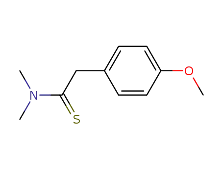 Benzeneethanethioamide,  4-methoxy-N,N-dimethyl-
