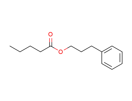 Molecular Structure of 5451-88-7 (3-phenylpropyl valerate)