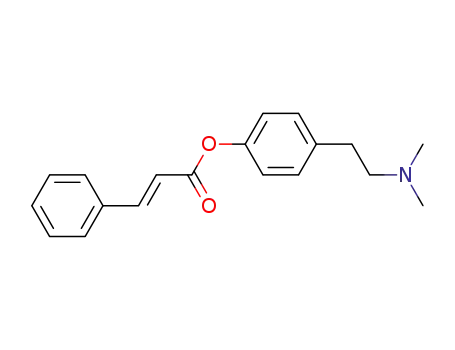 1-cinnamoyloxy-4-(2-dimethylamino-ethyl)-benzene