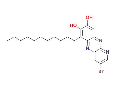 3-bromo-6-undecylpyrido[2,3-b]quinoxaline-7,8-diol