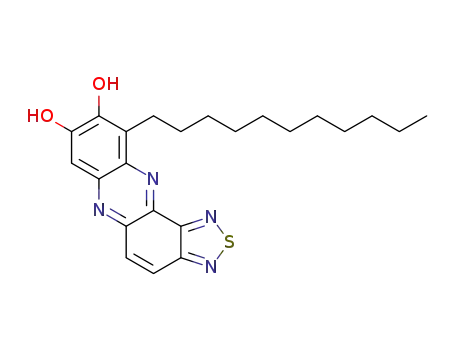 10-undecyl-[1,2,5]thiadiazolo[3,4-a]phenazine-8,9-diol