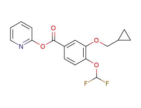 pyridin-2-yl 3-(cyclopropylmethoxy)-4-(difluoromethoxy)benzoate