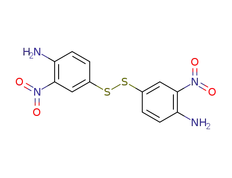 Molecular Structure of 80825-28-1 (Benzenamine, 4,4'-dithiobis[2-nitro-)