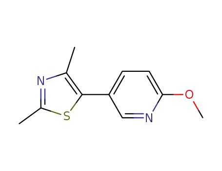 5-(6-methoxypyridin-3-yl)-2,4-dimethylthiazole