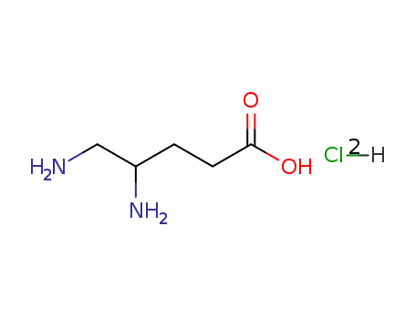 Molecular Structure of 89717-54-4 (DL-GAMMA-ORNITHINE DIHYDROCHLORIDE)