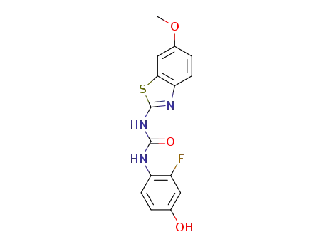 1-(2-fluoro-4-hydroxyphenyl)-3-(6-methoxybenzo[d]thiazol-2-yl)urea