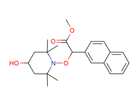 methyl 2-((4-hydroxy-2,2,6,6-tetramethylpiperidin-1-yl)oxy)-2-(naphthalen-2-yl)acetate