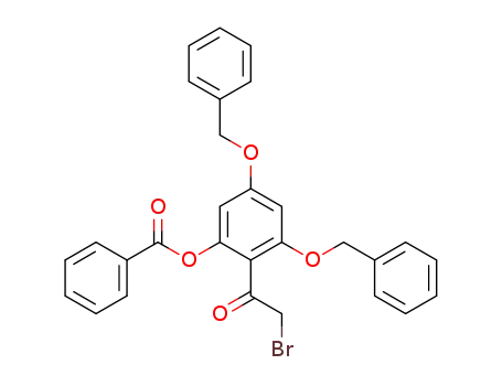 3,5-bis(benzyloxy)-2-(2-bromoacetyl)phenyl benzoate