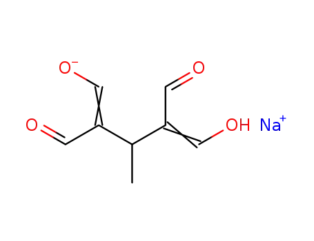 Pentanedial, 2,4-bis(hydroxymethylene)-3-methyl-, monosodium salt