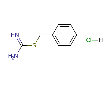 Molecular Structure of 538-28-3 (2-Benzyl-2-thiopseudourea hydrochloride)