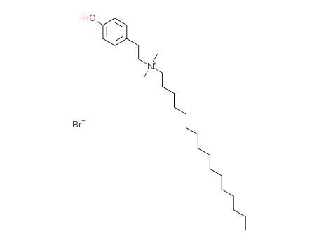 N-(4-hydroxyphenethyl)-N,N-dimethylhexadecanaminium bromide