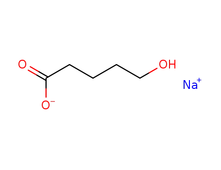 Molecular Structure of 37435-69-1 (5-Hydroxypentanoic Acid SodiuM Salt)