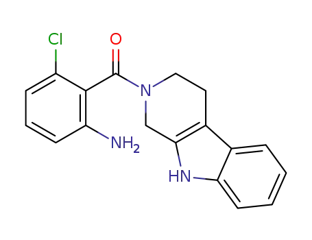 (2-amino-6-chlorophenyl)(1,3,4,9-tetrahydro-2H-pyrido[3,4-b]indol-2-yl)methanone