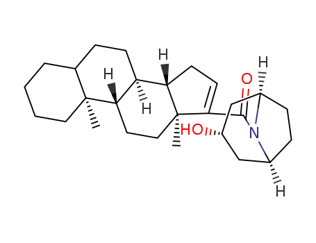 ((10S,13S)-10,13-dimethyl-2,3,4,5,6,7,8,9,10,11,12,13,14,15-tetradecahydro-1H-cyclopenta[a]phenanthren-17-yl)((1R,3S,5S)-3-hydroxy-8-azabicyclo[3.2.1]octan-8-yl)methanone