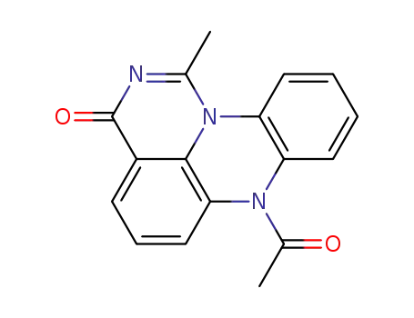7-acetyl-1-methyl-7H-pyrimido[5,6,1-de]phenazin-3-one
