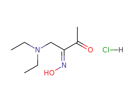 Molecular Structure of 52900-90-0 (diethyl-[(2Z)-2-hydroxyimino-3-oxo-butyl]azanium chloride)