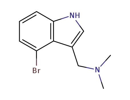 Molecular Structure of 64258-88-4 (4-Bromogramine)