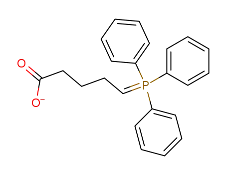 5-(Triphenyl-λ5-phosphanylidene)-pentanoic acid anion