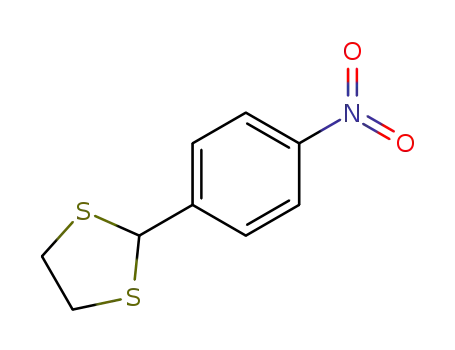 Molecular Structure of 41159-02-8 (2-(4-nitrophenyl)-1,3-dithiolane)