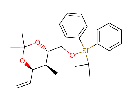 tert-Butyl-diphenyl-((4S,5S,6R)-2,2,5-trimethyl-6-vinyl-[1,3]dioxan-4-ylmethoxy)-silane