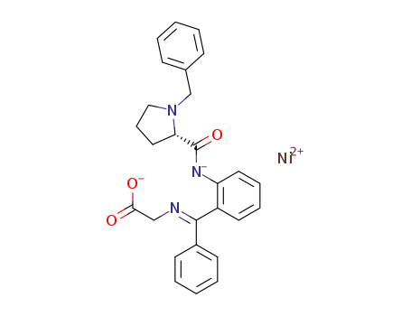 nickelous 2-[(E)-[[2-[(2S)-1-benzylpyrrolidine-2-carbonyl]azanidylphenyl]-phenylmethylene]amino]acetate