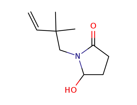 1-(2,2-dimethyl-3-but-enyl)-5-hydroxy-2-pyrrolid-one