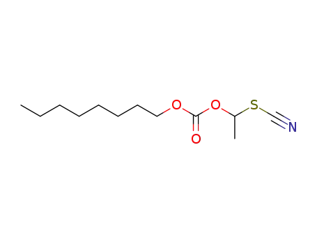 n-octyl 1-thiocyanoethylcarbonate