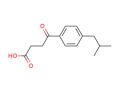 Molecular Structure of 73120-67-9 (4-(4-isobutylphenyl)-4-oxobutanoic acid)
