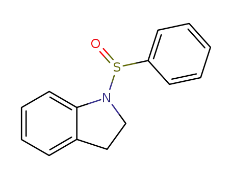 1-Benzenesulfinyl-2,3-dihydro-1H-indole