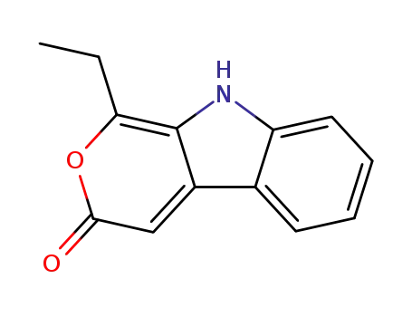 Molecular Structure of 52531-09-6 (1-ethyl-pyrano[3,4-b]indol-3(9H)-one)